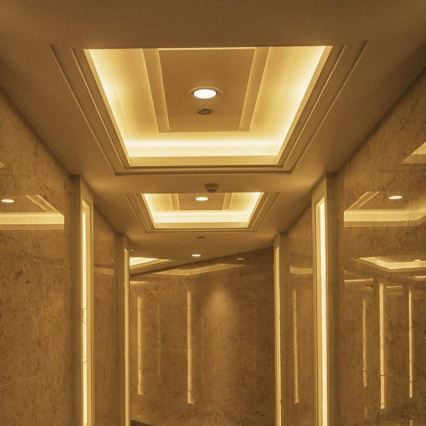 LED Upotettu kohdevalo LED/12W/230V 3000/4000/6400K halkaisija 12 cm valkoinen