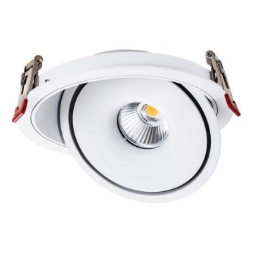 LED Upotettu kohdevalo LED/20W/230V 3000/4000/6400K halkaisija 16,5 cm valkoinen