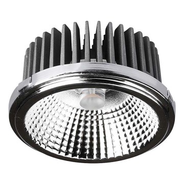 LED Upotettu kohdevalo LED/20W/230V 4000K 40°/20° halkaisija 11 cm kiiltävä kromi