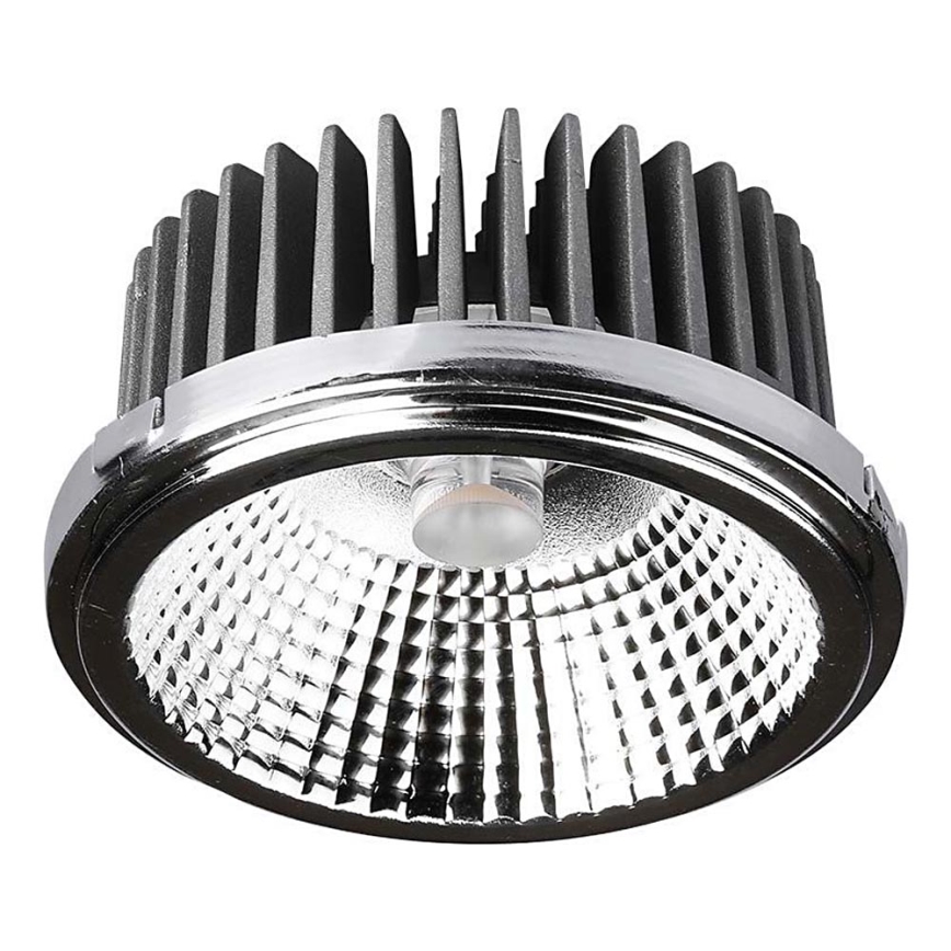 LED Upotettu kohdevalo LED/20W/230V 4000K 40°/20° halkaisija 11 cm kiiltävä kromi