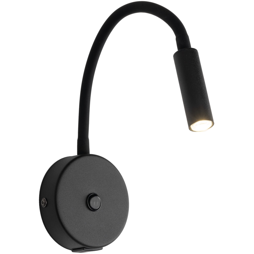 LED USB seinävalaisin port LAGOS 1xG9/3W/5V 4000K musta