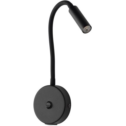 LED USB seinävalaisin port LAGOS 1xG9/3W/5V 4000K musta