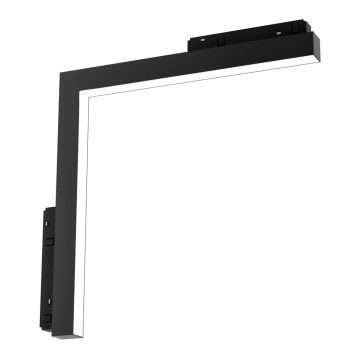 LED-valo kiskojärjestelmään MAGNETIC TRACK L-DOWN LED/24W/48V 3000K musta
