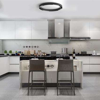 LED-valo kiskojärjestelmään MAGNETIC TRACK LED/6W/48V 3000K musta