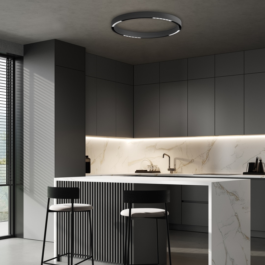 LED-valo kiskojärjestelmään MAGNETIC TRACK LED/6W/48V 4000K musta