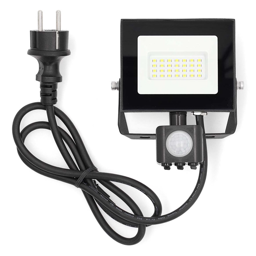 LED-valonheitin anturilla LED/20W/230V 4000K IP44