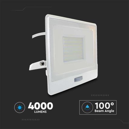 LED-valonheitin anturilla LED/50W/230V 6500K IP65 valkoinen
