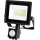 LED-valonheitin anturilla MHC LED/20W/230V IP44 6500K musta
