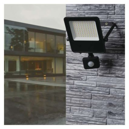 LED-valonheitin anturilla VISIO LED/50W/230V 4000K IP65