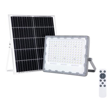 LED-valonheitin aurinkopaneelilla FOCUS 100W/15000 mAh 3,2V 6000K IP65 + Kaukosäädin