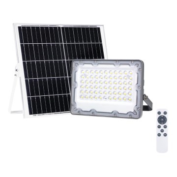 LED-valonheitin aurinkopaneelilla FOCUS 60W/10000 mAh 3,2V 6000K IP65 + Kaukosäädin