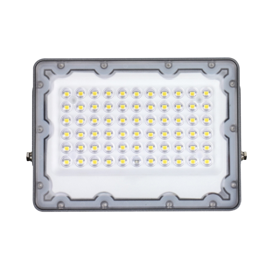 LED-valonheitin aurinkopaneelilla FOCUS 60W/10000 mAh 3,2V 6000K IP65 + Kaukosäädin