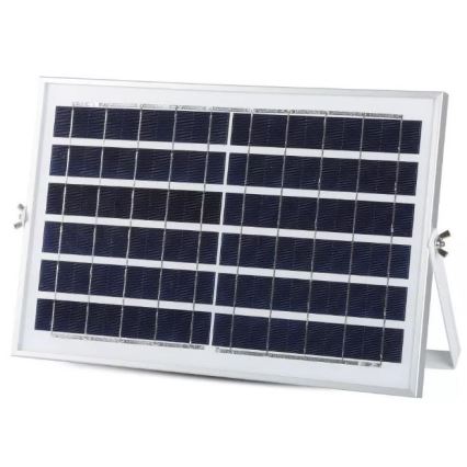 LED-valonheitin aurinkopaneelilla LED / 12W / 3,2V 6000K IP65 + kaukosäädin
