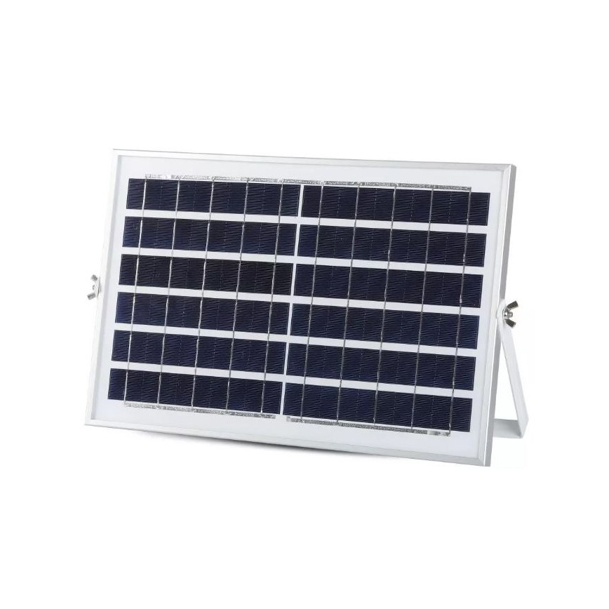 LED-valonheitin aurinkopaneelilla LED / 12W / 3,2V 6000K IP65 + kaukosäädin
