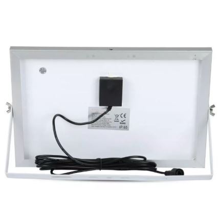 LED-valonheitin aurinkopaneelilla LED / 12W / 3,2V 6000K IP65 + kaukosäädin