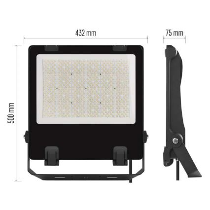 LED-valonheitin AVENO LED/300W/230V 4000K 48000 lm IP66 musta