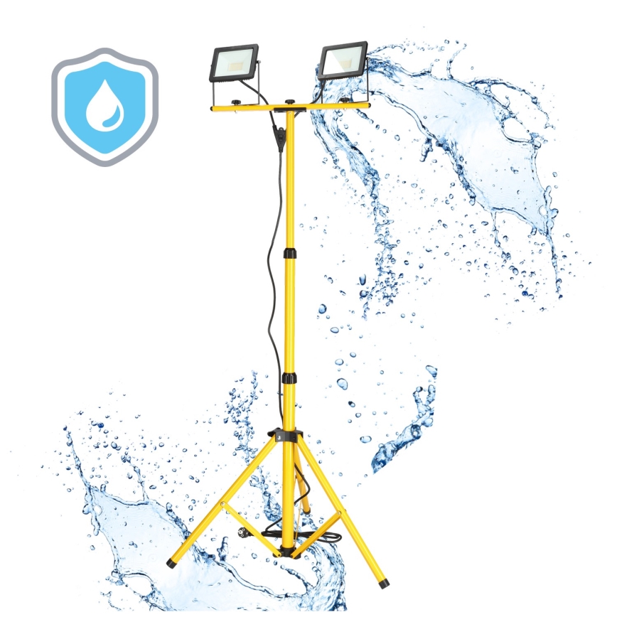 LED-valonheitin jalustalla 2xLED/30W/230V IP65