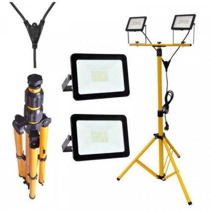LED-valonheitin jalustalla 2xLED/30W/230V IP65