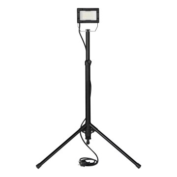 LED-valonheitin jalustalla LED/20W/230V 5000K IP65 musta