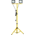 LED Valonheitin jalustalla TIGRA 2xLED/50W/230V 4000K IP54 musta/keltainen