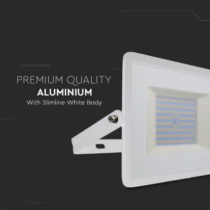 LED-valonheitin LED/100W/230V 6500K IP65 valkoinen