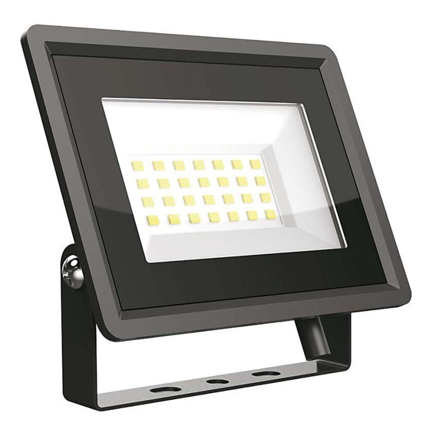 LED-valonheitin LED/20W/230V 6500K IP65 musta