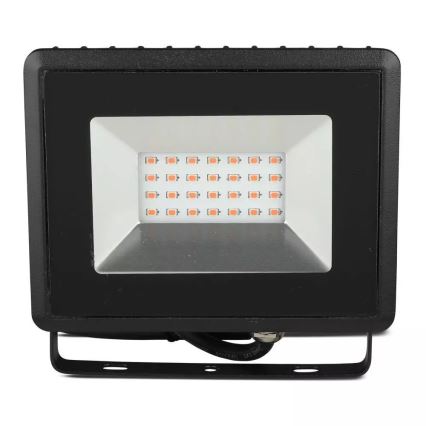 LED-valonheitin LED/20W/230V IP65 vaaleanpunainen kevyt