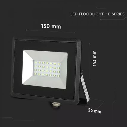 LED-valonheitin LED/20W/230V IP65 vihreä valo