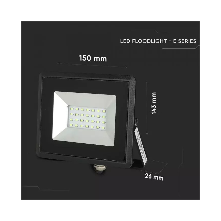 LED-valonheitin LED/20W/230V IP65 vihreä valo
