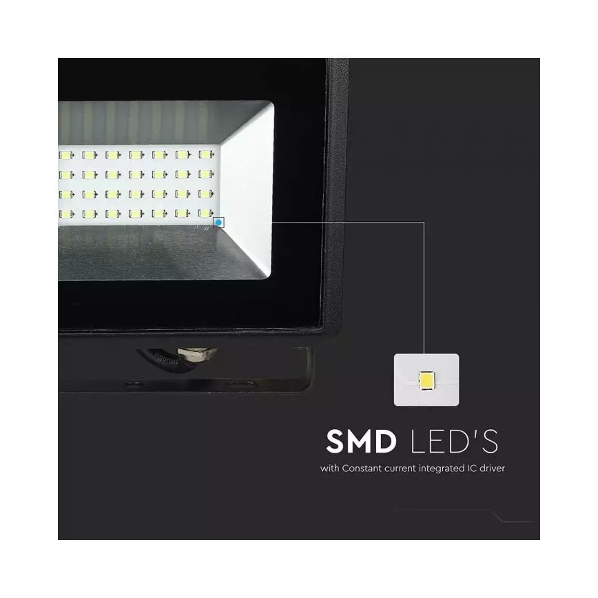 LED-valonheitin LED/20W/230V IP65 vihreä valo