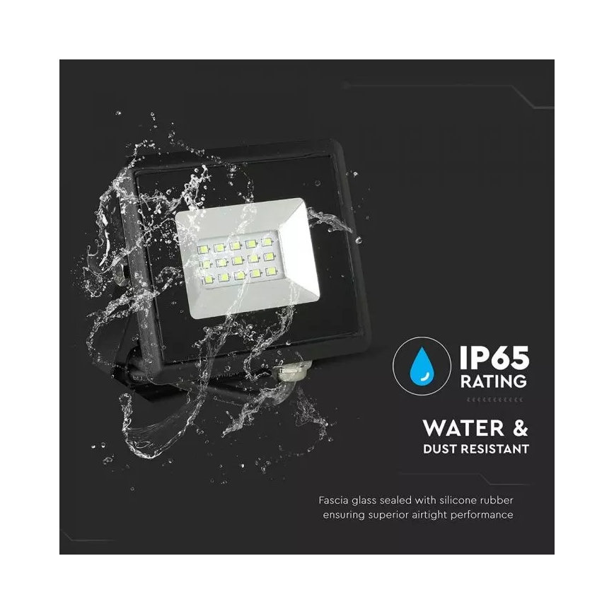 LED-valonheitin LED/20W/230V IP65 vihreä valo