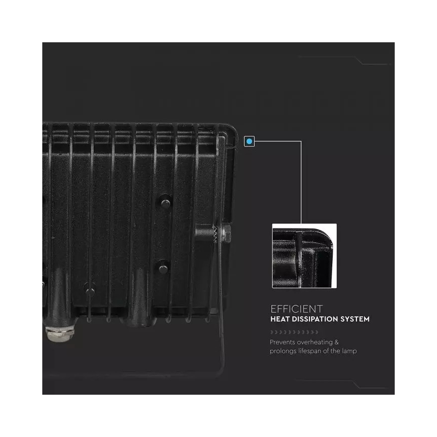 LED-valonheitin LED/20W/230V IP65 vihreä valo