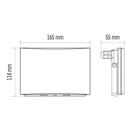 LED-valonheitin LED/30,5W/230V IP65
