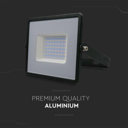 LED-valonheitin LED/50W/230V 4000K IP65 musta