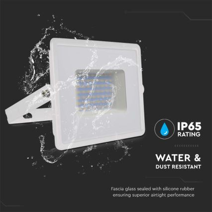 LED-valonheitin LED/50W/230V 6500K IP65 valkoinen