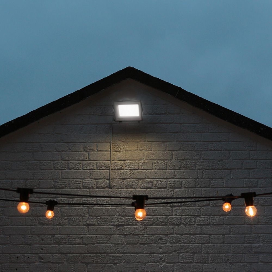LED-valonheitin LED/50W/230V IP65 3000/4000/6500K harmaa
