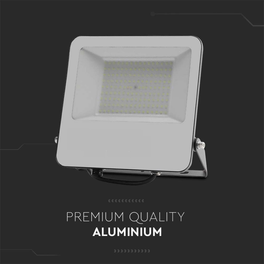 LED-valonheitin SAMSUNG CHIP LED/100W/230V 4000K IP65 musta