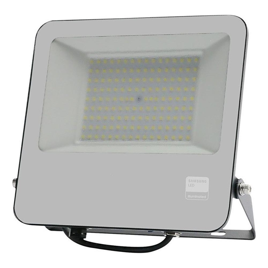 LED-valonheitin SAMSUNG CHIP LED/100W/230V 6400K IP65 musta