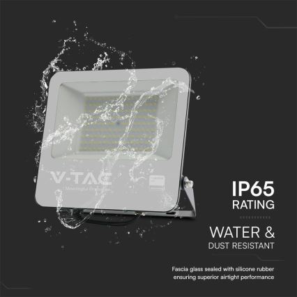 LED-valonheitin SAMSUNG CHIP LED/100W/230V 6400K IP65 musta