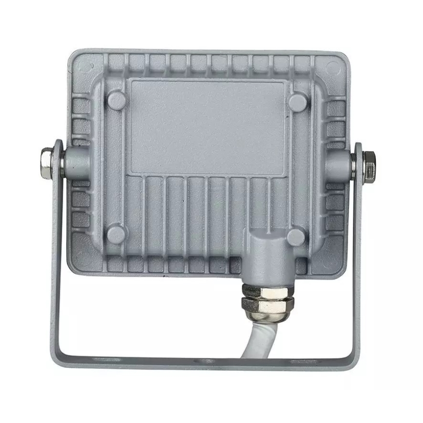 LED-valonheitin SAMSUNG CHIP LED/10W/230V IP65 4000K harmaa