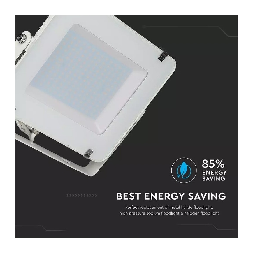 LED -valonheitin SAMSUNG CHIP LED/150W/230V 3000K IP65 valkoinen