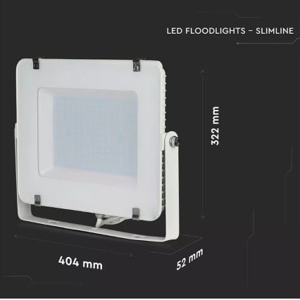 LED -valonheitin SAMSUNG CHIP LED/150W/230V 3000K IP65 valkoinen