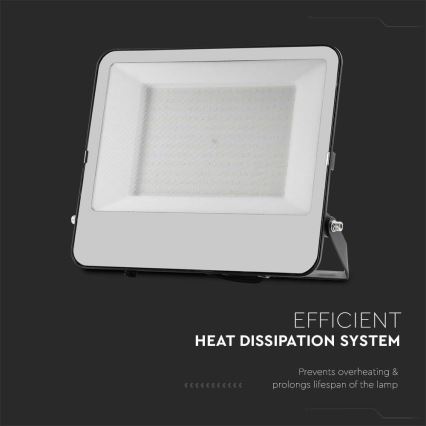 LED-valonheitin SAMSUNG CHIP LED/200W/230V 4000K IP65 musta