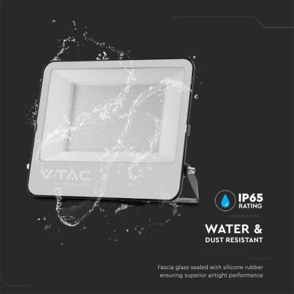 LED-valonheitin SAMSUNG CHIP LED/200W/230V 4000K IP65 musta