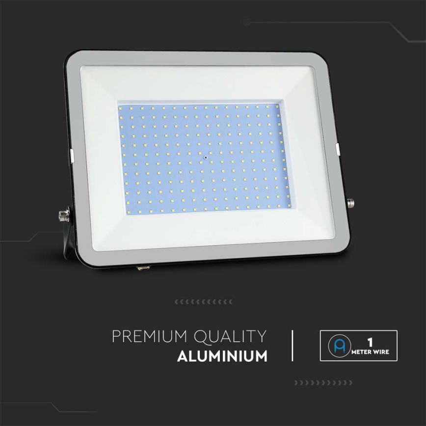 LED-valonheitin SAMSUNG CHIP LED/300W/230V 6500K IP65 musta