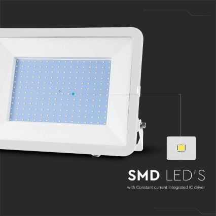 LED-valonheitin SAMSUNG CHIP LED/300W/230V 6500K IP65 valkoinen