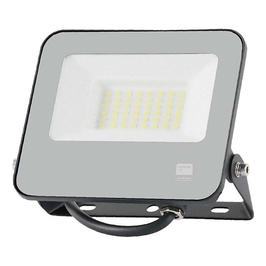 LED-valonheitin SAMSUNG CHIP LED/30W/230V 4000K IP65 musta