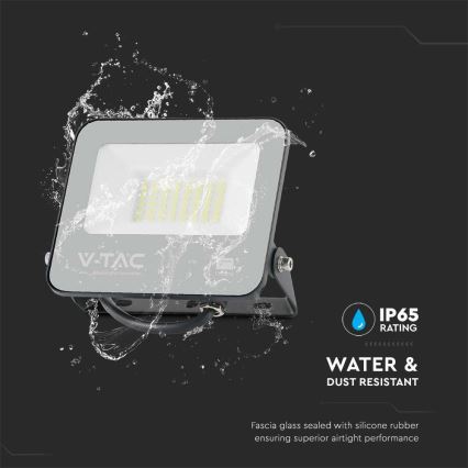 LED-valonheitin SAMSUNG CHIP LED/30W/230V 4000K IP65 musta