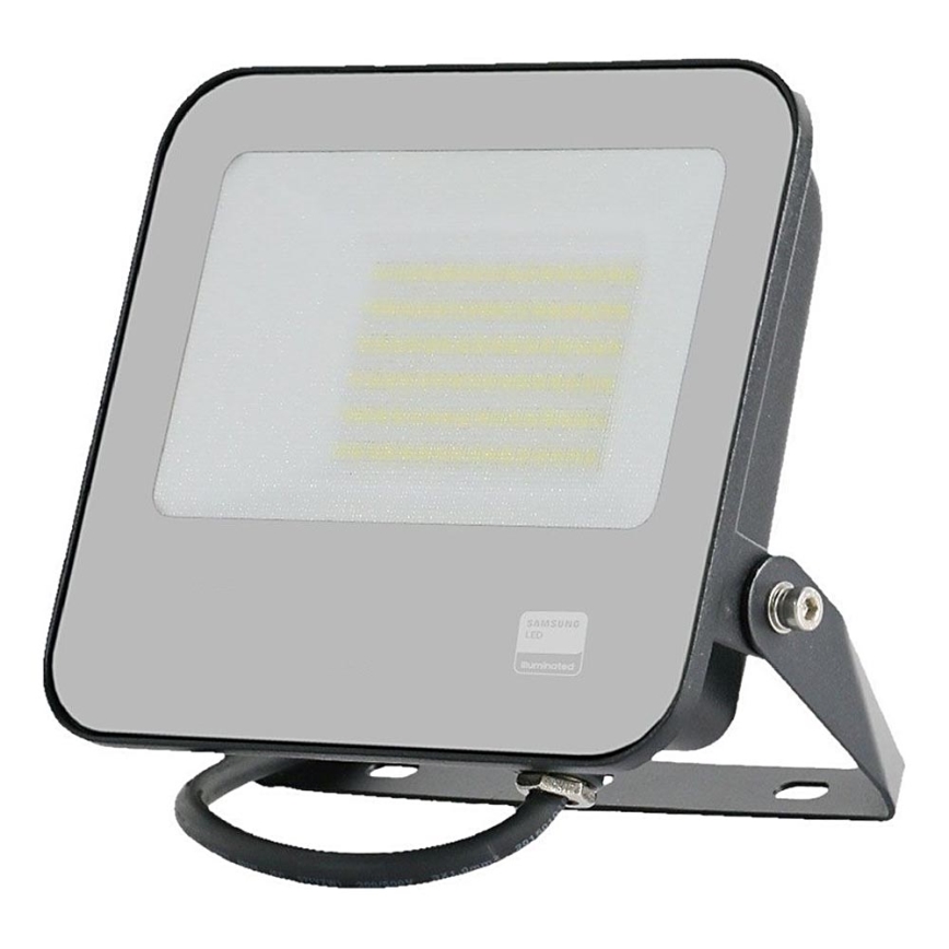 LED-valonheitin SAMSUNG CHIP LED/50W/230V 4000K IP65 musta