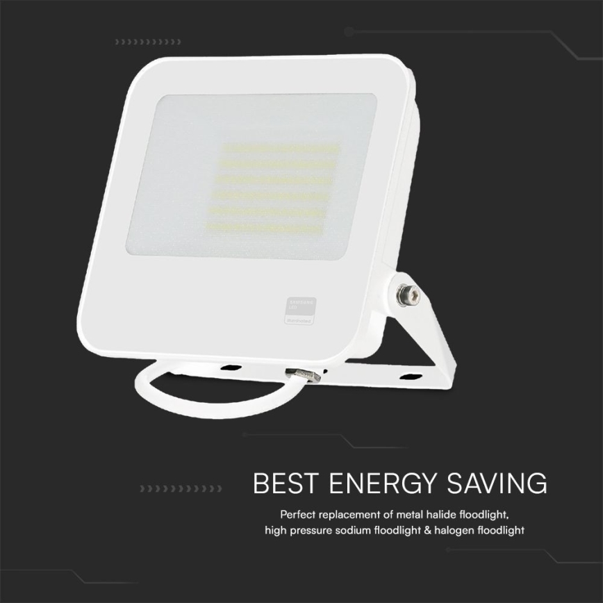 LED-valonheitin SAMSUNG CHIP LED/50W/230V 4000K IP65 valkoinen